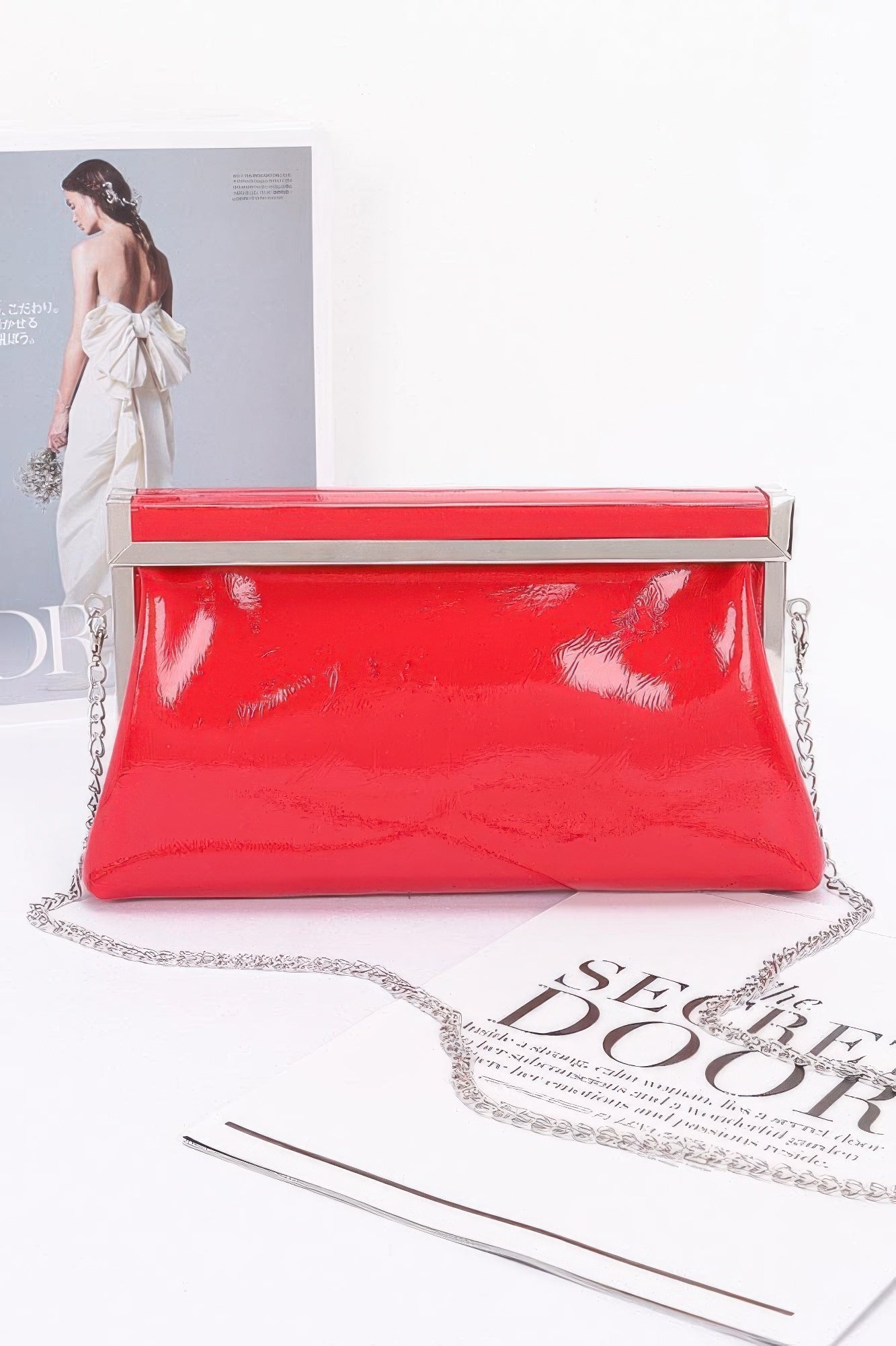 PARK AVE Patent Evening Clutch