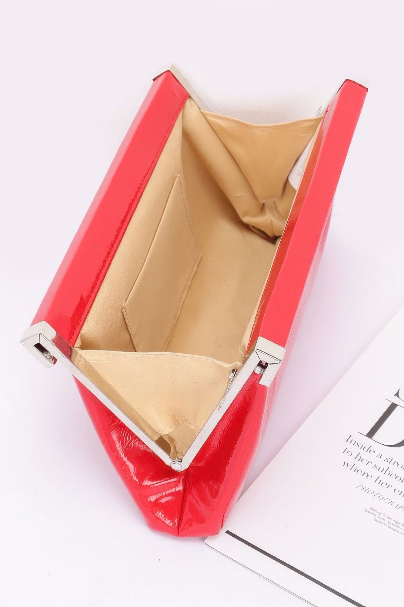 PARK AVE Patent Evening Clutch