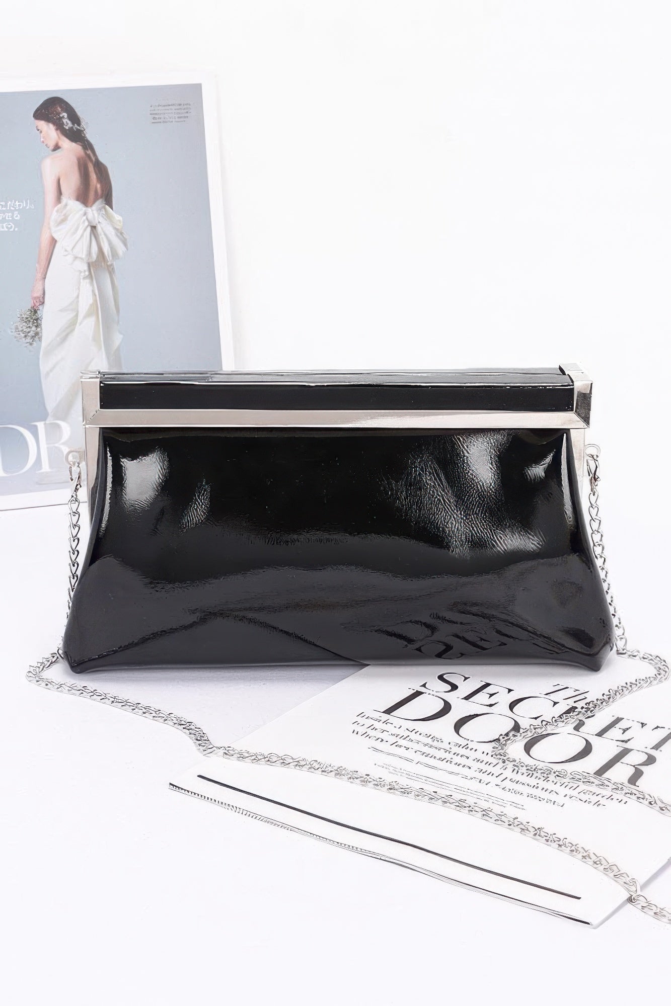 PARK AVE Patent Evening Clutch