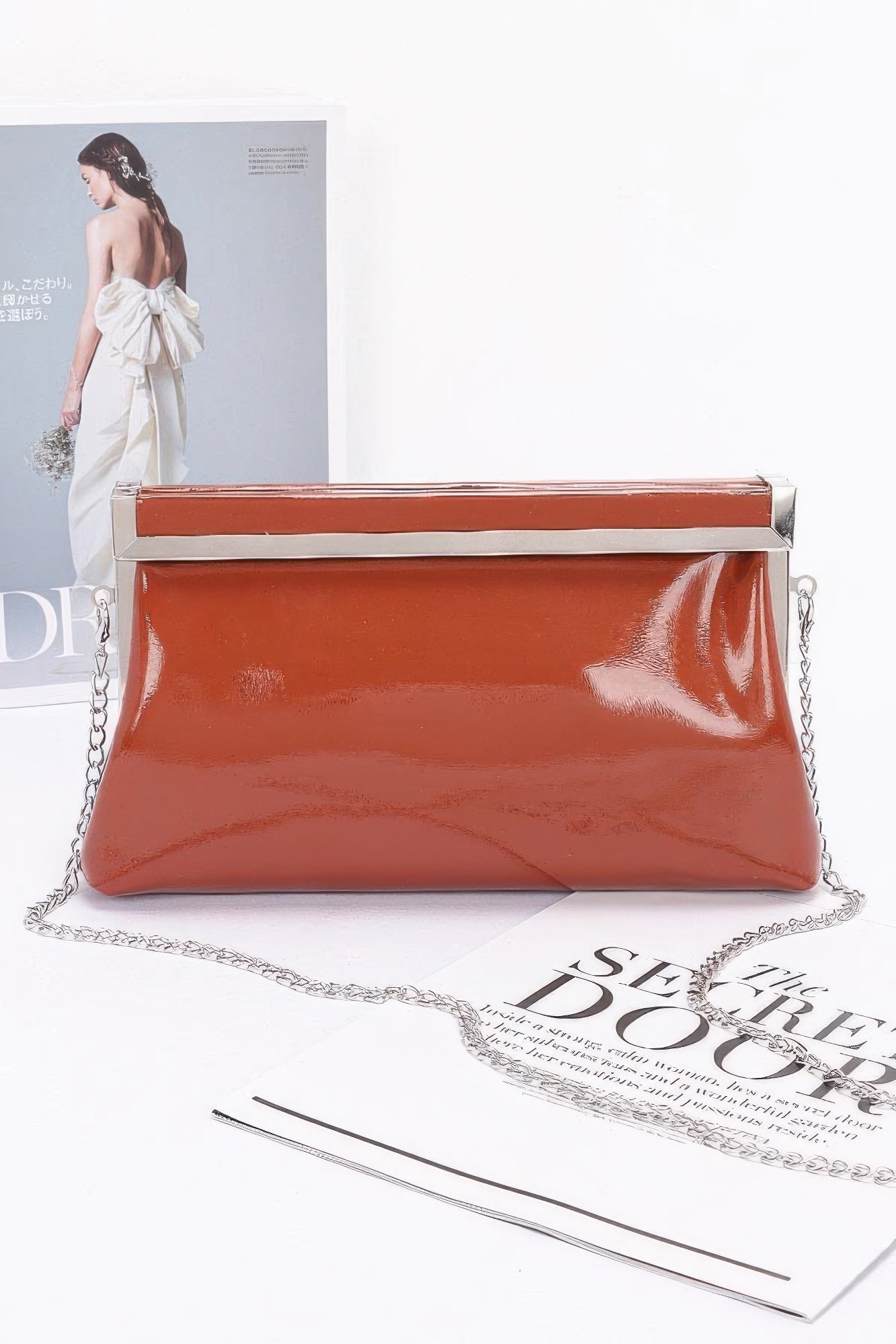 PARK AVE Patent Evening Clutch