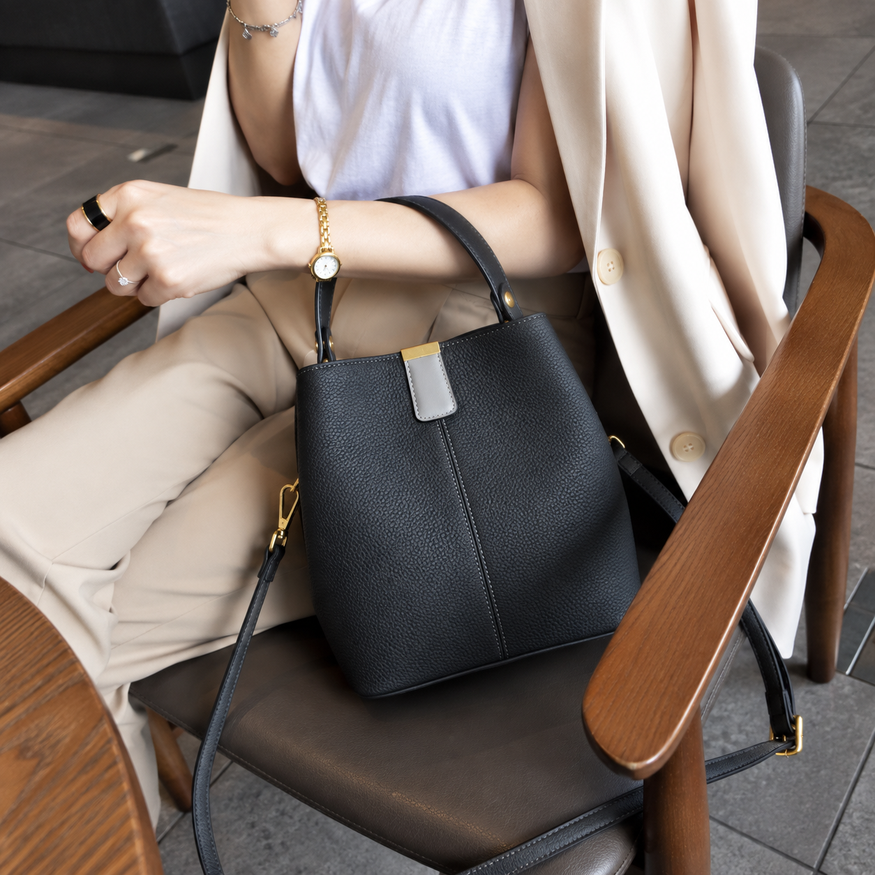 The Milano Bucket Bag