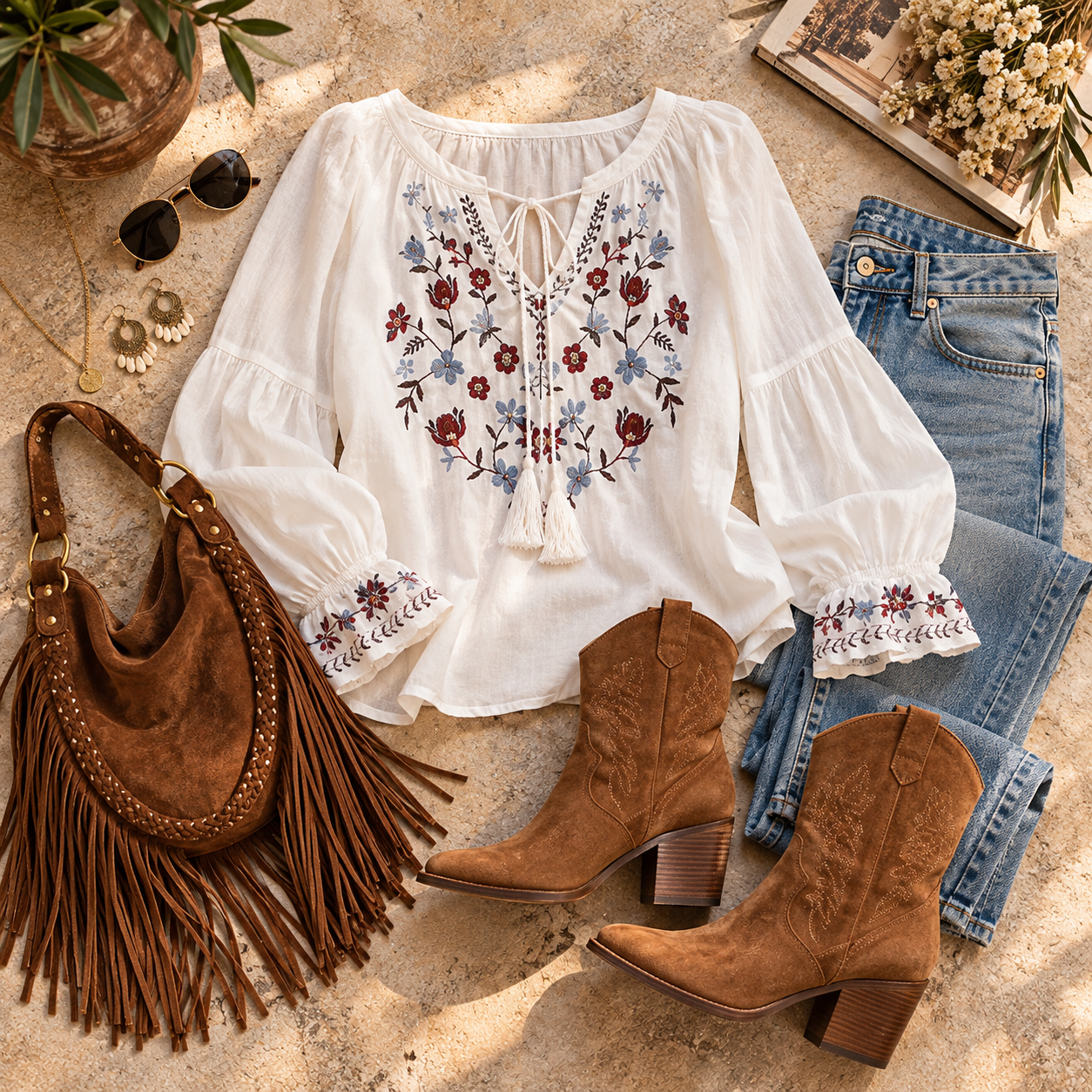 Camille Bohemian Blouse