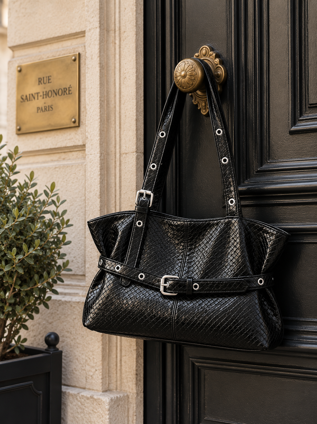 Brigitte Buckle Tote