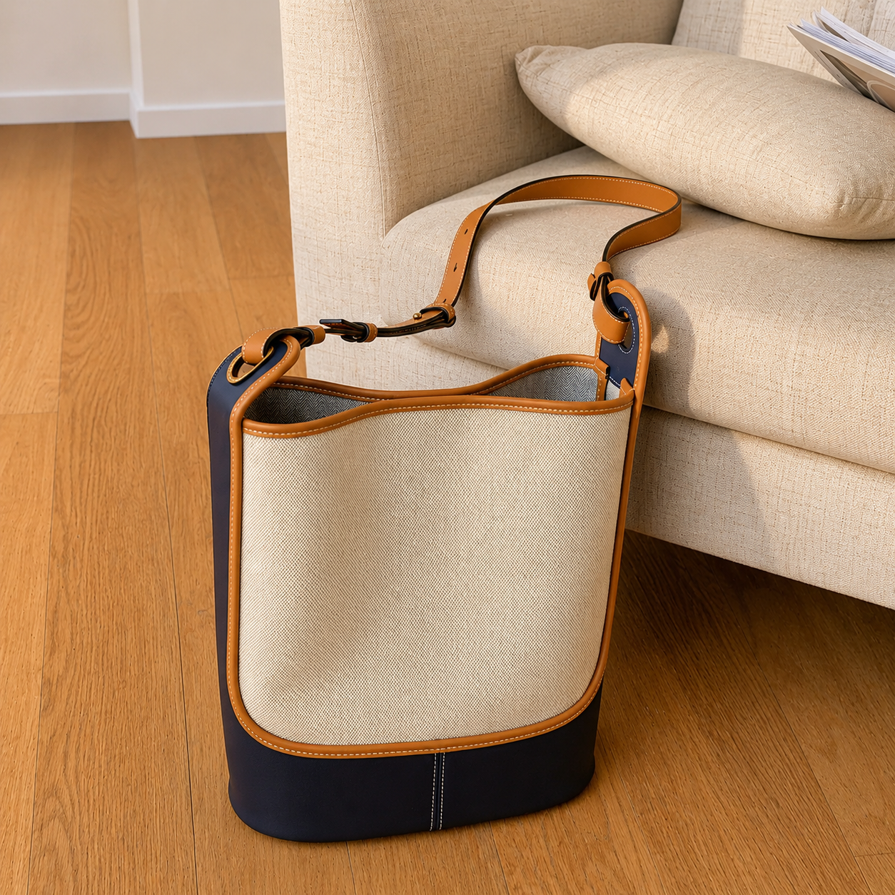 Marais Canvas Bucket Bag