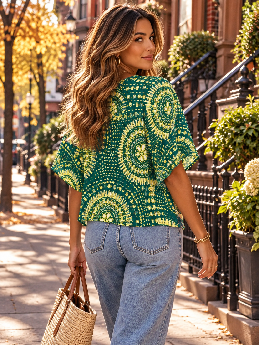 Mandala Muse Boho Blouse