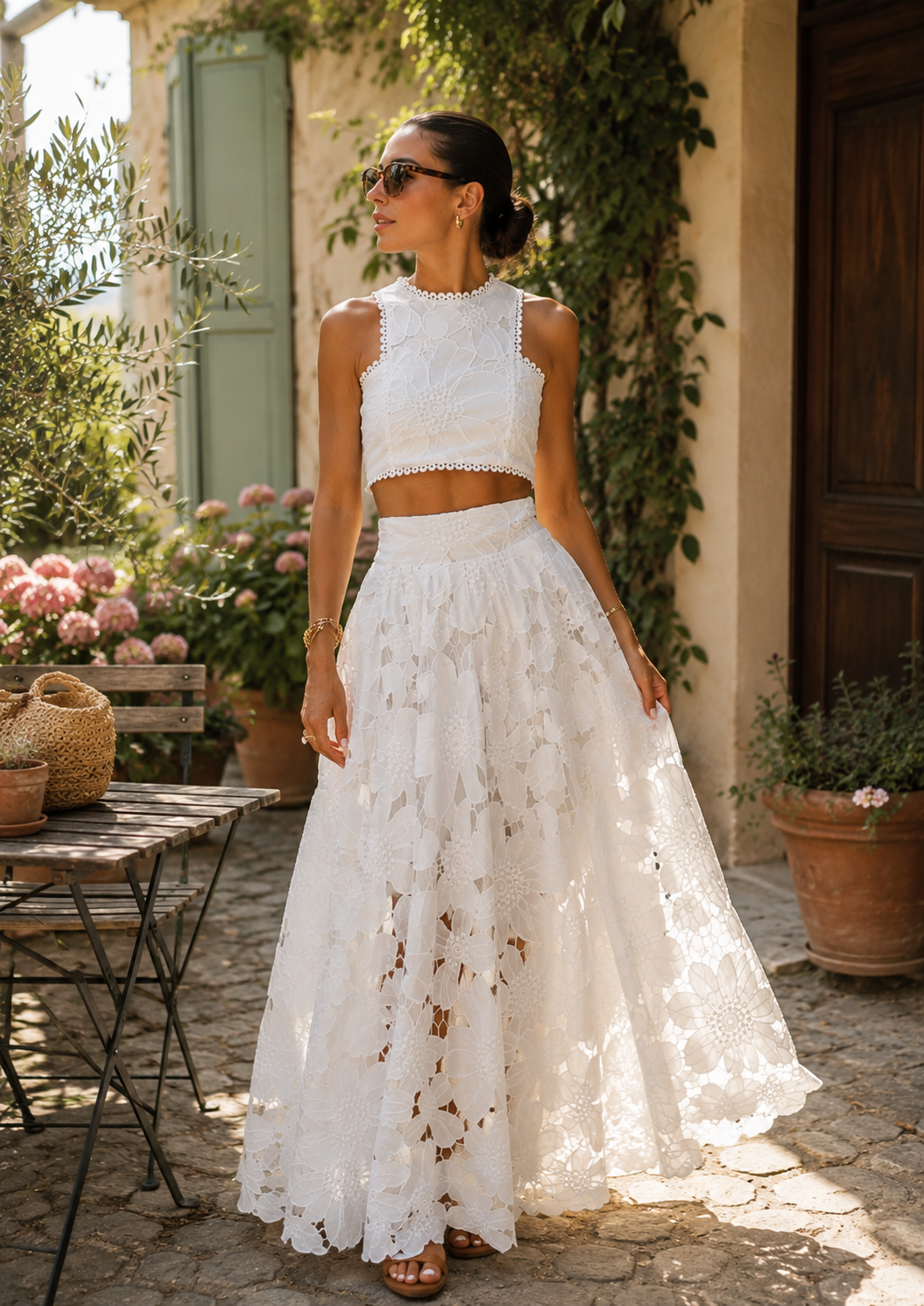 Amalfi Scalloped Lace Two-Piece