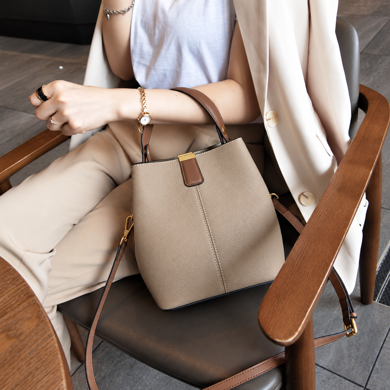 The Milano Bucket Bag