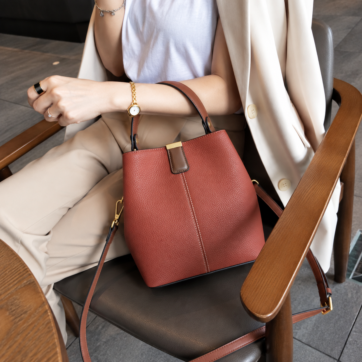 The Milano Bucket Bag