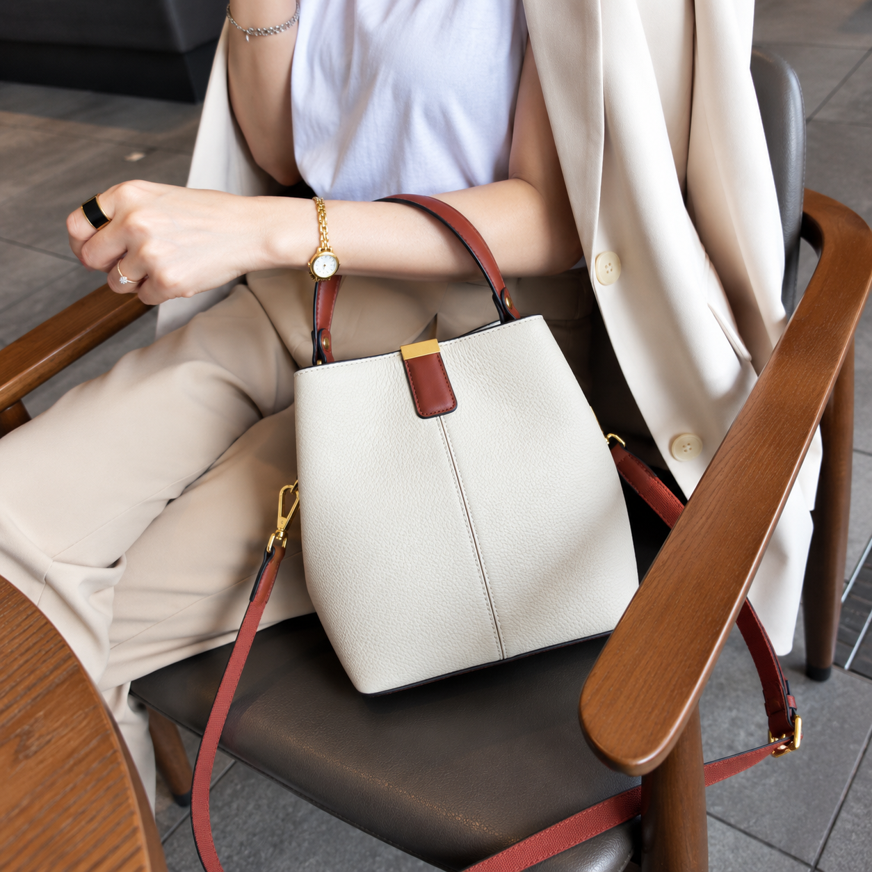 The Milano Bucket Bag